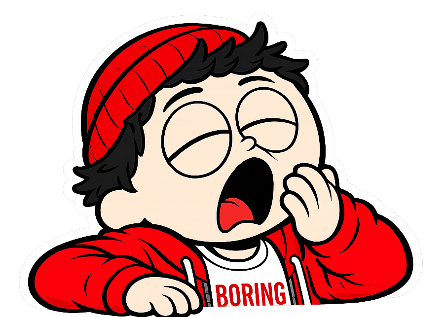 Boring mascot